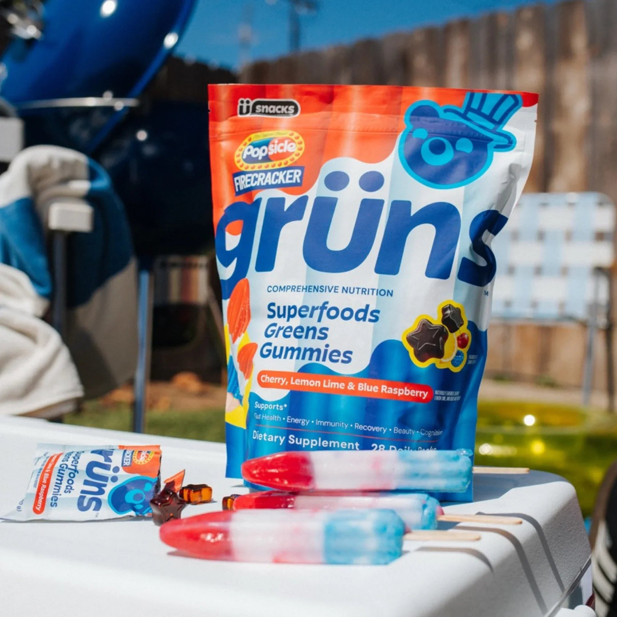 Popsicle® Firecracker Grüns - Party Pick